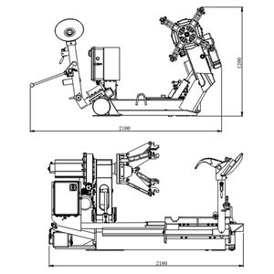 高品質ヘビーデューティータイヤチェンジャー 14インチ～26インチ トラックタイヤマシン - Product Image 2