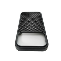 Pour iPhone 17 Pro Max Nouveaux Modèles Couverture Bord Droit avec 3K Motif TPU Plain Carbon Fiber Phone case
