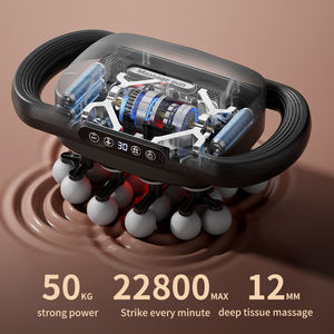 Pistolet de massage chauffant sans fil professionnel à 24 têtes pour tissus profonds, pistolet de massage musculaire et fascia pour une récupération rapide après l'entraînement et le soulagement de la douleur - Product Image 3