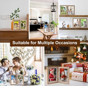 Hiện đại sáng tạo kỹ thuật số mộc mạc gấp Album thủ công bằng gỗ trẻ em & trẻ em khung ảnh - Product Image 4