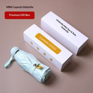 Sombrilla Ligera, Compacta y Portátil, Protección UV Manual, Sombrilla Publicitaria de Doble Uso para Sol y Lluvia para Mujer - Product Image 3