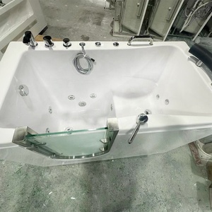 Inteligente banheira moderna porta lateral acessível avental temperatura constante bolha massagem para idosos <span class=keywords><strong>Walk</strong></span>-<span class=keywords><strong>in</strong></span> Home Use Villas - Product Image 4