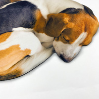 Tapis de souris pour chien en tissu confortable, résistant à l'eau, personnalisable par sublimation, écologique, accessoires informatiques de jeu, en caoutchouc – Vente chaude