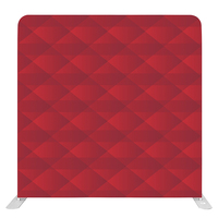 Mur d'images personnalisé en tissu tendu pour stand photo, idéal pour salons professionnels et événements