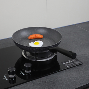 Sartén Antiadherente de Aluminio para Cocina, Hogar y Hotel, con Revestimiento de Mármol y Granito, Varios Tamaños: 20/22/24/26/28/30 CM, para Freír Huevos - Product Image 2