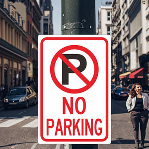 <span class=keywords><strong>Panneau</strong></span> professionnel sans stationnement-<span class=keywords><strong>Panneau</strong></span> en aluminium réfléchissant robuste pour les parcs de stationnement, la gestion immobilière et les zones de remorquage - Product Image 4