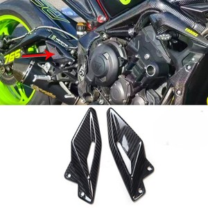 ฝาครอบพักเท้าคาร์บอนไฟเบอร์แห้ง 3K สำหรับ Triumph Street Triple 765RS ปี 2023 2024 2025 - Product Image 2
