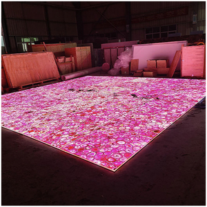 Azulejos <span class=keywords><strong>de</strong></span> Ágata <span class=keywords><strong>Rosa</strong></span> Iluminada Pulida para Pisos y Paredes, Ideales para Clubes VIP y Propiedades Privadas - Product Image 2