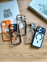 Heybingo – Coques de téléphone portables magnétiques en acrylique antichoc détachables compatibles, avec support anneau magnétique 17 pièces – Vente en gros
