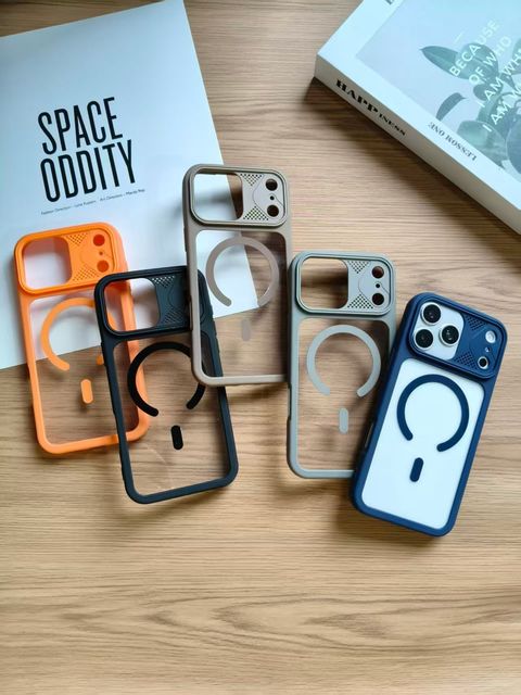 Heybingo Wholesale Detachable for Compatible Magnetic Acrylic Shockproof Mobile Phone Cases 17-Piece Magnetic Ring Holder