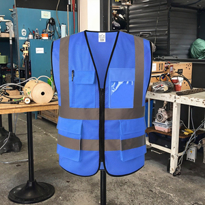 Chaleco de Seguridad Reflectante de Alta Visibilidad, Impermeable, Ligero, 100% Poliéster, para Hombre y Mujer, Clase 2, Trabajo al Aire Libre, Malla - Product Image 2