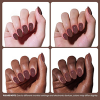 Brun foncé Moka Café Gel Vernis 15ml Sans Hema UV Nail Art DIY Automne Hiver Soak off Vernis À Ongles Automne Couleur Bouteille Emballage