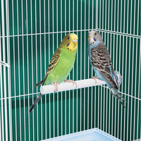 Grande Cage à oiseaux en fer coulissant, pliable et confortable, Cage en fil d'acier, Cage de Villa de luxe pour perroquets