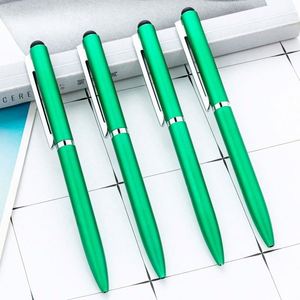 Stylo bille publicitaire en métal à mécanisme rotatif, écran tactile capacitif créatif de 1,0 mm, logo personnalisé, cadeau d'entreprise - Product Image 2
