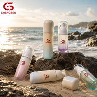 Bouteille pulvérisateur en plastique PET transparent blanc de 100 ml, 120 ml, 150 ml, prête à être expédiée, pour lotion corporelle, soin de la peau, flacon à brume fine
