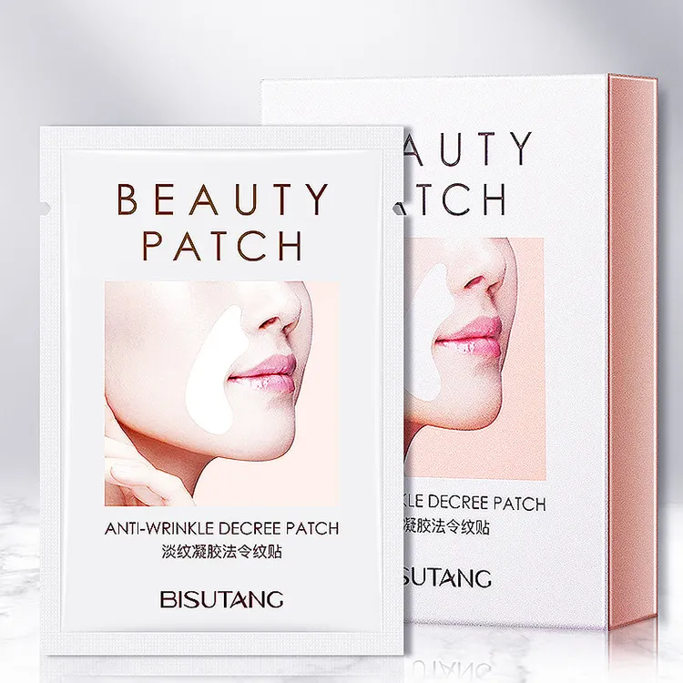 BISUTANG Custom Logo Anti-Wrinkle Patch Private Label Organic Improve Decree Fine Lines Firming Anti Aging Facial Mask