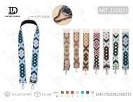 Cinghia per borsa in tessuto con fibbia argentata e filo decorativo per borse - Product Image 3