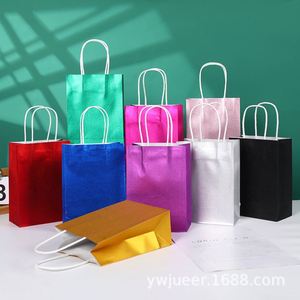 Bolsas de Papel Kraft Ecológicas de Alta Calidad para Llevar Comida, con Logotipo Personalizado y Asa, para Cerveza, Refrescos y Whisky - Product Image 6