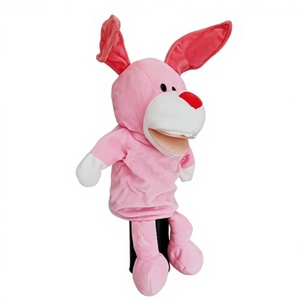 Marionette a Mano di Animali in Peluche, Giocattoli Interattivi Genitore-Figlio per Racconti nella Scuola Materna con Bocca Apribile, 30-35cm - Product Image 1