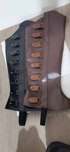 Botas Medievales de Cuero con Cordones y Hebilla, Estilo Steampunk Vintage, para Senderismo, para Hombres y Mujeres, Larp Knight - Product Image 6