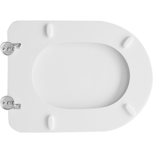 Copriwater Moderno Quadrato per Flaminia Relax 2 Vase, Sgancio Rapido, Chiusura Ammortizzata, Bidet Elettronico in Materiale PP per Bagno - Product Image 3