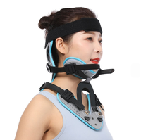 Attelle de Soutien Cervical Orthopédique Réglable YR-108-1 pour Rééducation de la Colonne Vertébrale, Traction Cervicale Médicale, en Aluminium et Mousse, Plusieurs Tailles