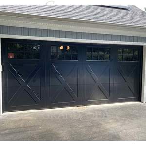 Meilleure vente Portes <span class=keywords><strong>de</strong></span> garages sécurisées <span class=keywords><strong>de</strong></span> haute qualité <span class=keywords><strong>Porte</strong></span> <span class=keywords><strong>de</strong></span> <span class=keywords><strong>garage</strong></span> sectionnelle automatique en acier noir 10x7 - Product Image 5