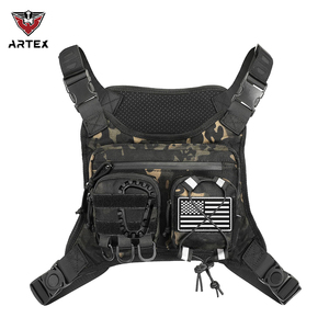 ARTEX Sacoche de Poitrine Tactique de Haute Qualité pour Hommes, Logo Personnalisé, Imperméable, pour Camping en Plein Air, Sacs de Poitrine Modulaires Détachables - Product Image 1
