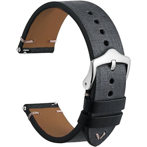Nueva Correa de Cuero de Gamuza para Relojes Inteligentes Swatch, AP Omega, Garmin, <span class=keywords><strong>Huawei</strong></span>, <span class=keywords><strong>Google</strong></span>, Xiaomi, Tissot, Samsung, de 18, 19, 20, 21 y 22 mm - Product Image 2