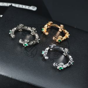 Bague en forme de croix style Chrome Heart, bijoux vintage punk hip hop pour hommes et femmes - Product Image 3