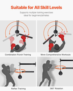 Nouvelle <span class=keywords><strong>barre</strong></span> de filature de boxe murale en gros <span class=keywords><strong>barre</strong></span> de boxe réflexe <span class=keywords><strong>avec</strong></span> <span class=keywords><strong>punching</strong></span>-<span class=keywords><strong>ball</strong></span> entraîneur de vitesse réflexe réglable - Product Image 6