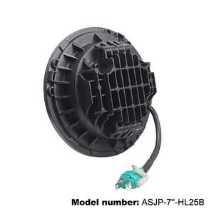 Phare led de 7 pouces, feu de route DRL <span class=keywords><strong>araignée</strong></span> avec œil d'ange blanc et ambre pour modèles de voitures Nissan Patrol 4x4, approuvé par le DOT - Product Image 5