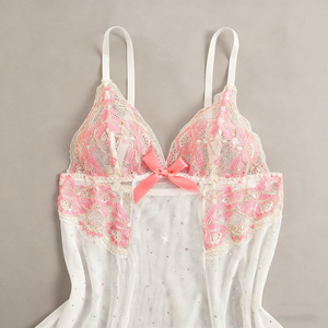 Chất Lượng Cao Sexy Phụ Nữ Màu Hồng Đồ Lót Thiết Lập Sexy Ren Áo Ngực Thiết Lập Đẩy Quần Lót Tóm Tắt Womens Áo Ngực Ngực Và Panty Thiết Lập - Product Image 3