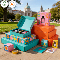 Cajas de Envío con Logotipo Personalizado al por Mayor, Caja de Embalaje Rígida Autoblocante de Tres Capas, Plegable, para Envíos Express