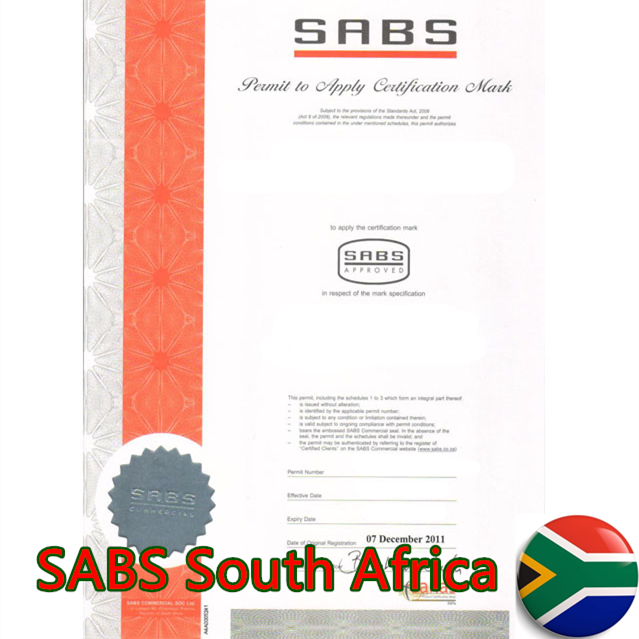 South Africa SABA  Certificate of origin Customs clearance documents SABS certificate South African Bureau of Standards