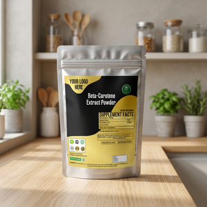 Extrait de bêta-carotène en poudre 400 mg, qualité alimentaire, extraction par solvant, extrait de plante à base de plantes, emballé sous vide - Product Image 4