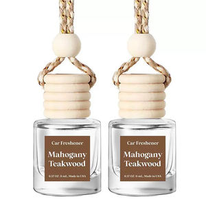 Bouteille de parfum suspendue de voiture de désodorisant de 5ml 8ml avec le chapeau en bois - Product Image 3