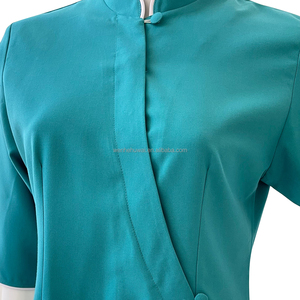 Uniformes <span class=keywords><strong>de</strong></span> sirvienta para mujer con logotipo personalizado del fabricante para el hogar del <span class=keywords><strong>hotel</strong></span>, <span class=keywords><strong>ropa</strong></span> uniforme personalizada - Product Image 3