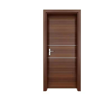 Portes intérieures modernes en bois massif pour appartements et hôtels, portes d'entrée principales