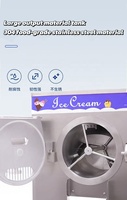 Machine à glace dure commerciale italienne - Grande capacité, contrôle automatique de la température, nettoyage en un clic, personnalisation prise en charge