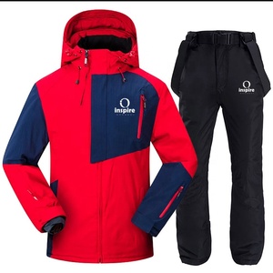 High Quality Hot Sale Winter Outdoor Sport Waterproof Men Ski Jacket Two-piece Ski & Snow Wear Ski Suit By Inspire Apparel - Product Image 1