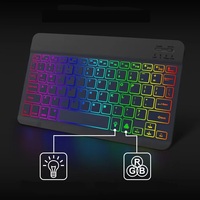 TBFIT şarj edilebilir ince klavye ve fare ucuz kablosuz klavye ve fare Mini klavye Mouse Combos