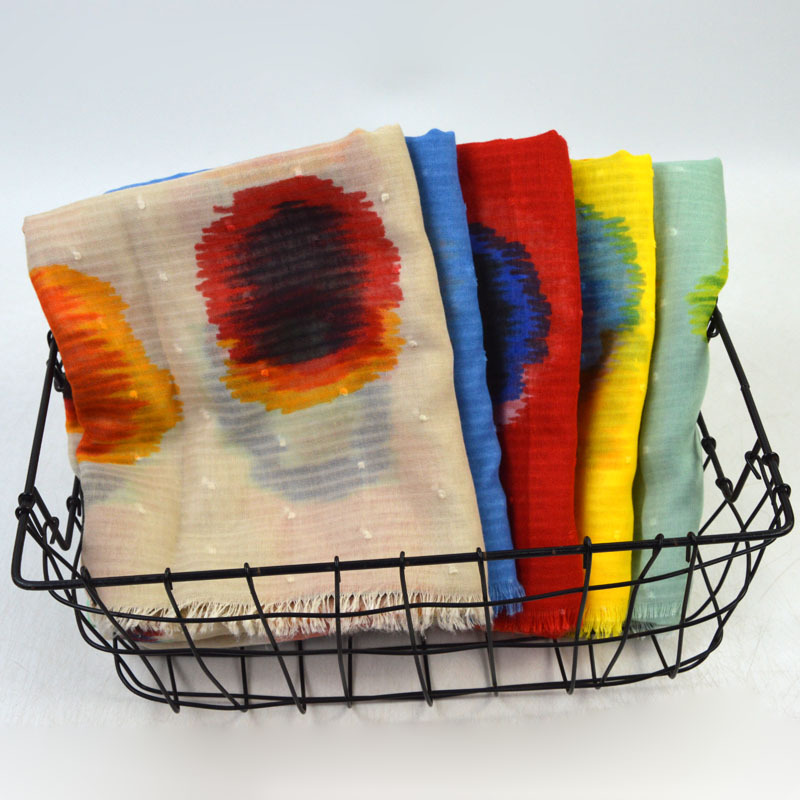 Новое поступление; Женская обувь; Сезон весна-лето-осень в этническом стиле с цветочным принтом из хлопка и льна шарф