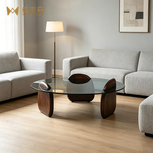 <span class=keywords><strong>Tavolino</strong></span> <span class=keywords><strong>da</strong></span> Caffè Shark, Design Minimalista Italiano, Rotondo <span class=keywords><strong>in</strong></span> <span class=keywords><strong>Vetro</strong></span> e Legno Massello, per Soggiorno, Prodotto <span class=keywords><strong>in</strong></span> Guangdong - Product Image 1