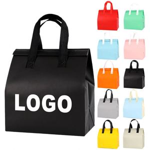 Sac de livraison alimentaire isotherme et imperméable en non-tissé, personnalisable avec logo, vente en gros usine - Product Image 1