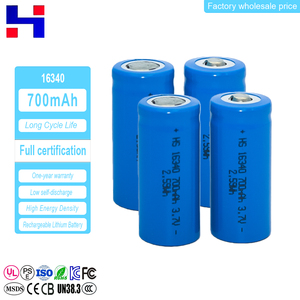 Baterai Liion <span class=keywords><strong>16340</strong></span> 3.7V 700MAH Baterai <span class=keywords><strong>Lithium</strong></span> <span class=keywords><strong>Ion</strong></span> Silinder - Product Image 2