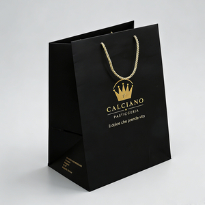 Sacs cadeaux personnalisés recyclables pour vêtements de vente au détail, emballage avec logo personnalisé, sac de shopping en papier kraft brun <span class=keywords><strong>pas</strong></span> <span class=keywords><strong>cher</strong></span> avec poignée - Product Image 4