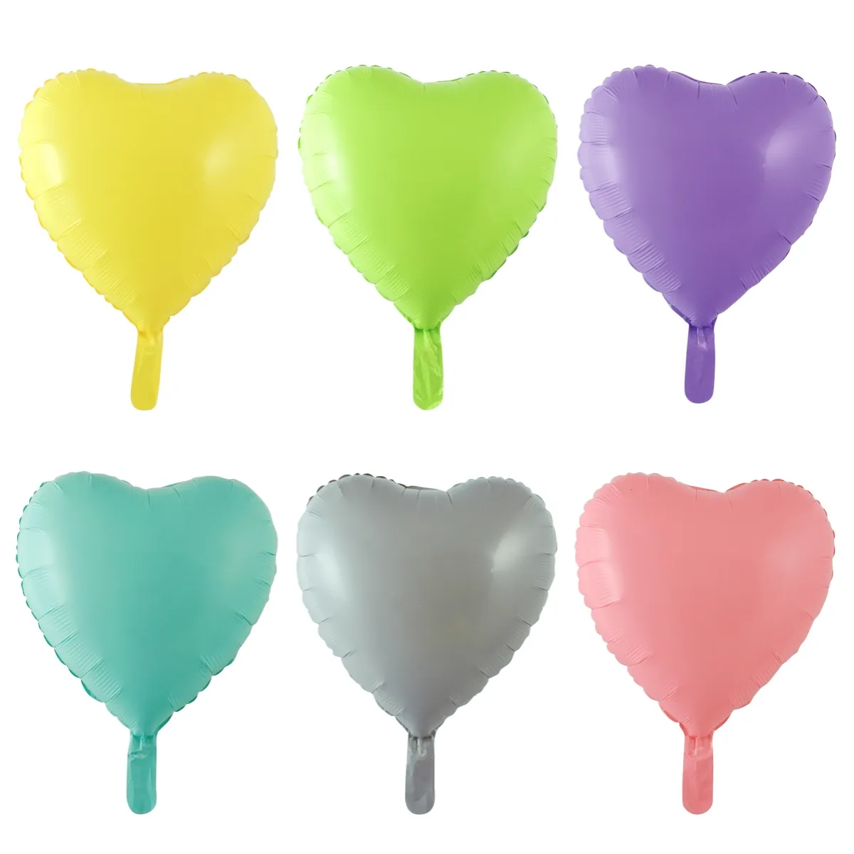 Chine Usine Personnalisé Ballon Mylar Décor Saint Valentin Anniversaire Thème Fête Décoration Coeur Macaron Couleur Ballon