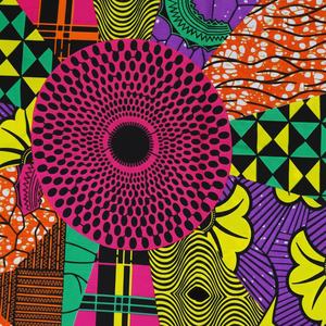 Textil de algodón con estampado de cera Africana | Material de exportación económico para camisas y vestidos - Product Image 1