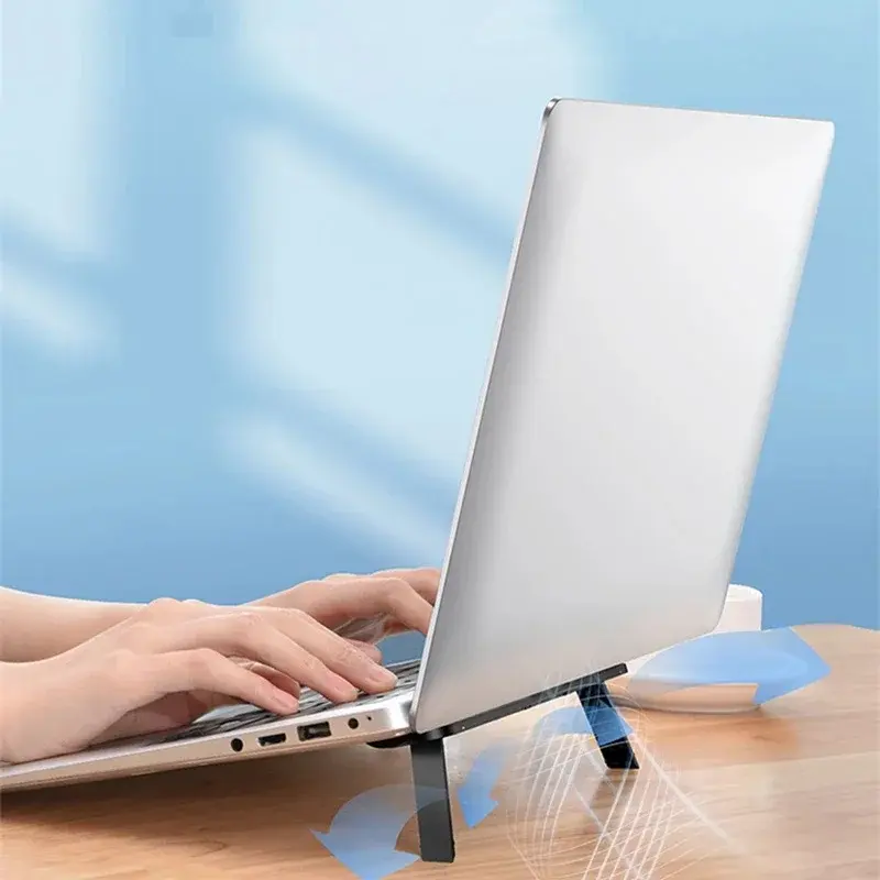 Dudukan Riser Laptop Universal, dudukan braket Laptop tidak terlihat untuk Macbook Pro Air 13 15 Lenovo Samsung Notebook